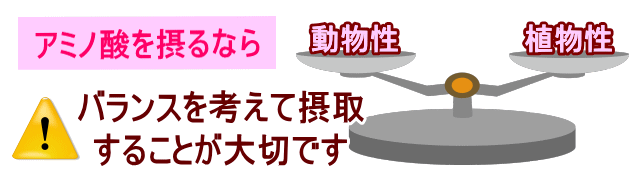 動物性と植物性をバランスよく