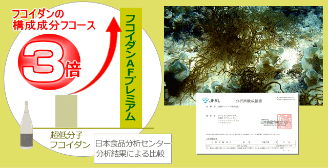 フコースが3倍以上の結果