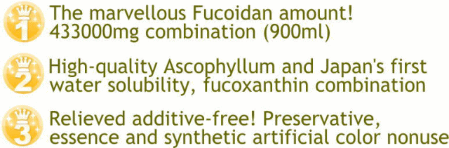 High fucose content in Fucoidan AF Premium