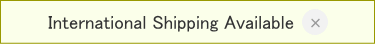 International Shipping Available